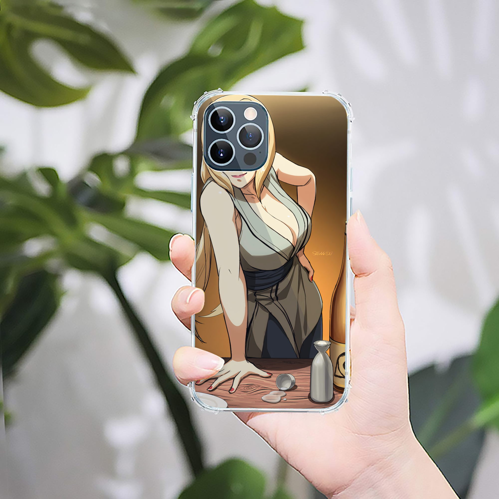 （画像用） NARUTO -ナルト- NARUTO -ナルト- 疾風伝 【iPhone 12シリーズ対応】透明スマホケース（クリアソフトケース）